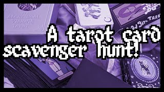 A tarot card scavenger hunt game! #DoIHaveThatCard