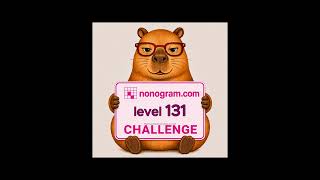 Nonogram.com Level 131  — Challenge  #mobilegaming #puzzle #nonogram #challengelevel