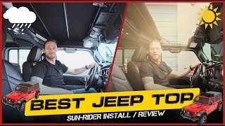 EVERY JEEP OWNER NEEDS THIS! - Sun-Rider Soft Top - Install Review 2022 screenshot 4