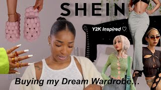 BUYING MY DREAM WARDROBE  Y2K inspired ♡ #shein TRY ON HAUL!!!  | Eva Williams
