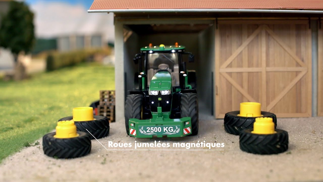 John Deere 7290R mit Doppelreifen und Bluetooth (Französische Version)