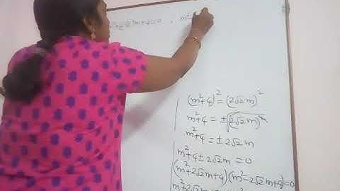 JNTU B.Tech1st year M2 Maths. How to solve the problem of higher order differential equation f(D)y=0