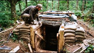 Going Too Deep Building a Warm Secret Underground Bunker Alone | Bushcraft (Full)