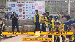 STELLAR STRIKERS vs MIGHTY WARRIORS live cricket match | MPL (MAVERICKS PREMIER LEAGUE  SEASON 2. li
