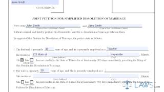 Form 3257 Joint Petition Simplified Dissolution of Marriage (DuPage County)