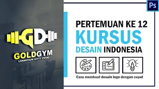 Kursus desain grafis pemula belajar adobe photoshop part 12