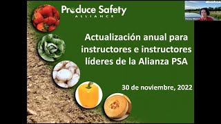 2022-Seminario virtual de actualización anual para instructores de la Alianza PSA