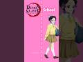 demon slayer school dress #demonslayer #shorts #ytshorts #yt