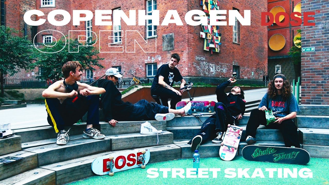 COPENHAGEN OPEN WITH THE CREW 🇩🇰 Street Skate Day YouTube