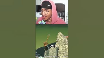 RAGE QUITTING Getting Over It!!!! #shorts