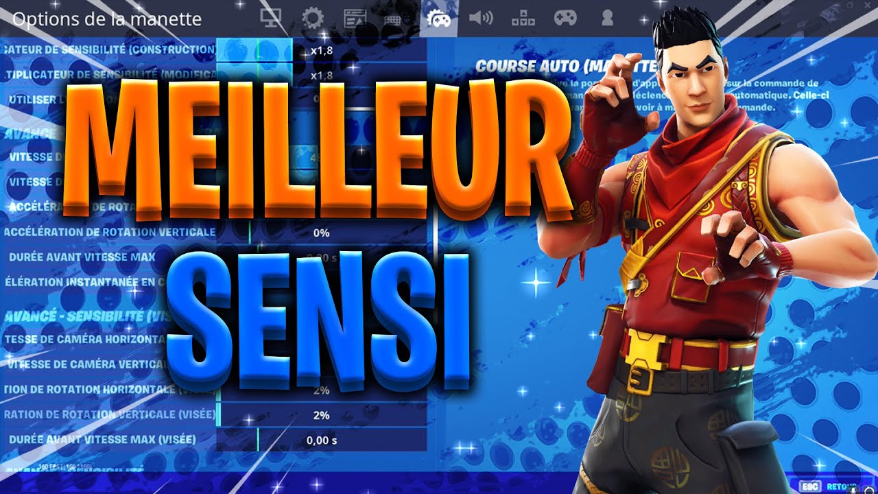 La Meilleure Sensibilité Fortnite Manette du Chapitre 2 ! (PS4,XBOX