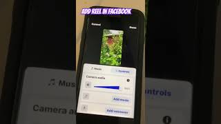 This for adding reels on Facebook audio voiceover #hacks #smartphone #reelfacebook