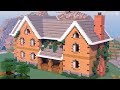 БОЛЬШОЙ КРАСИВЫЙ ОСОБНЯК в Майнкрафт - Как построить дом Minecraft