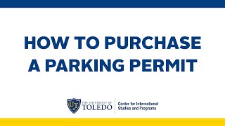 How To Purchase a Parking Permit