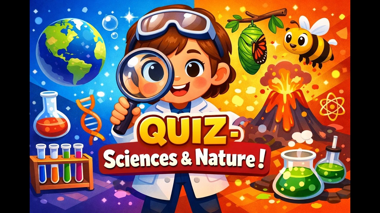 🔬 Quiz Sciences & Nature pour Enfants - Seras-tu le Meilleur ? 🌿
