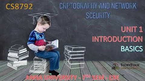 CS8792 - CRYPTOGRAPHY AND NETWORK SECURITY -  UNIT I - BASIC DEFINITIONS IN TAMIL BY ABISHA