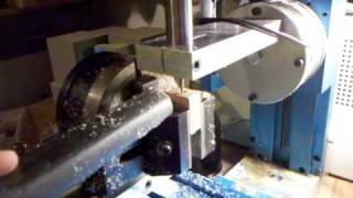 Homemade 5 axis machine, running EMC2, in XYZAB configuration