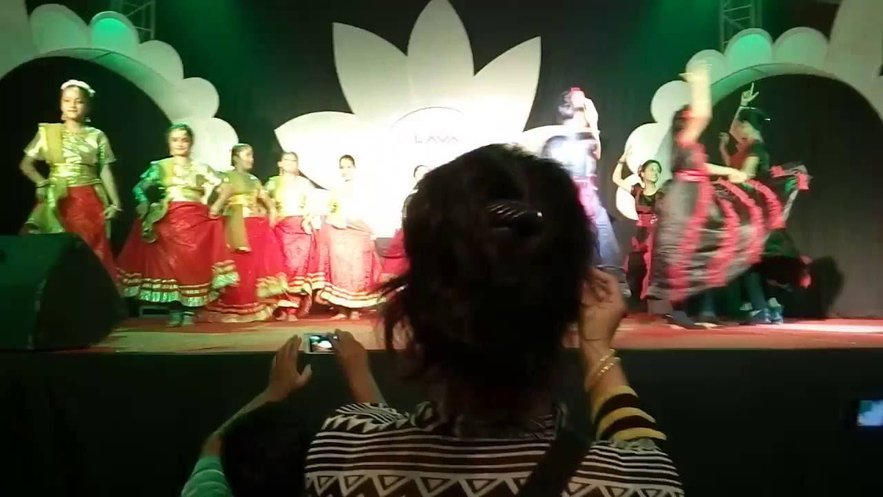 Manwaa Spanish and Kathak fusion by my daughter vaidehi and group  on  the Durga puja festival