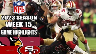 San Francisco 49ers vs Arizona Cardinals WEEK 15 FULL 1st QTR (12\/17\/23) | NFL Highlights 2023
