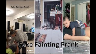 Fake Fainting Prank / TikTok Compilation / مقلب فقدان الوعي