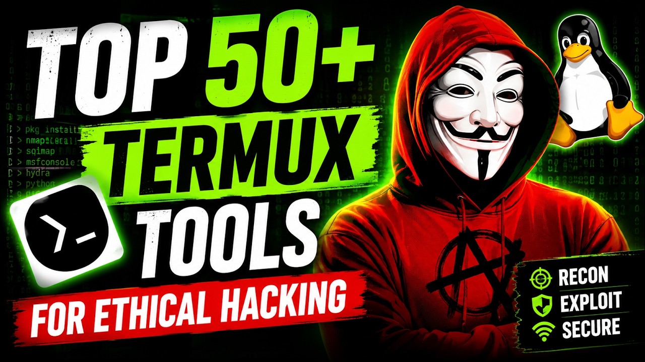 ⁣50+ Termux Tools You Need to Know in 2026 | Cybersecurity & Ethical Hacking