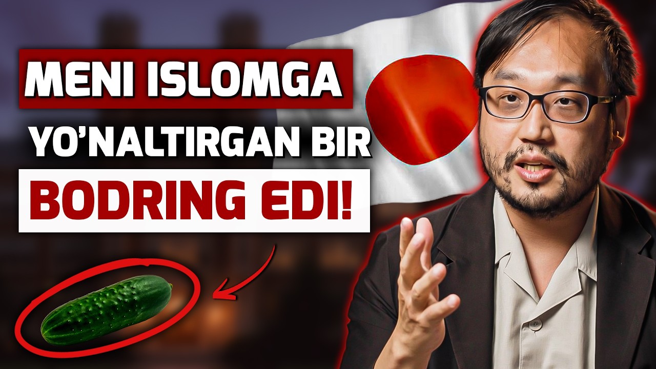 Yapon professori Islomni qabul qildi - 'Bodring Meni Islomga Olib Keldi'