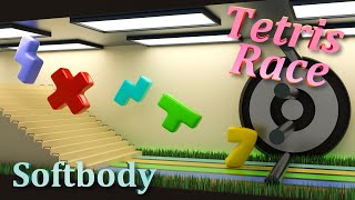 Tetris Race - Softbody Simulation