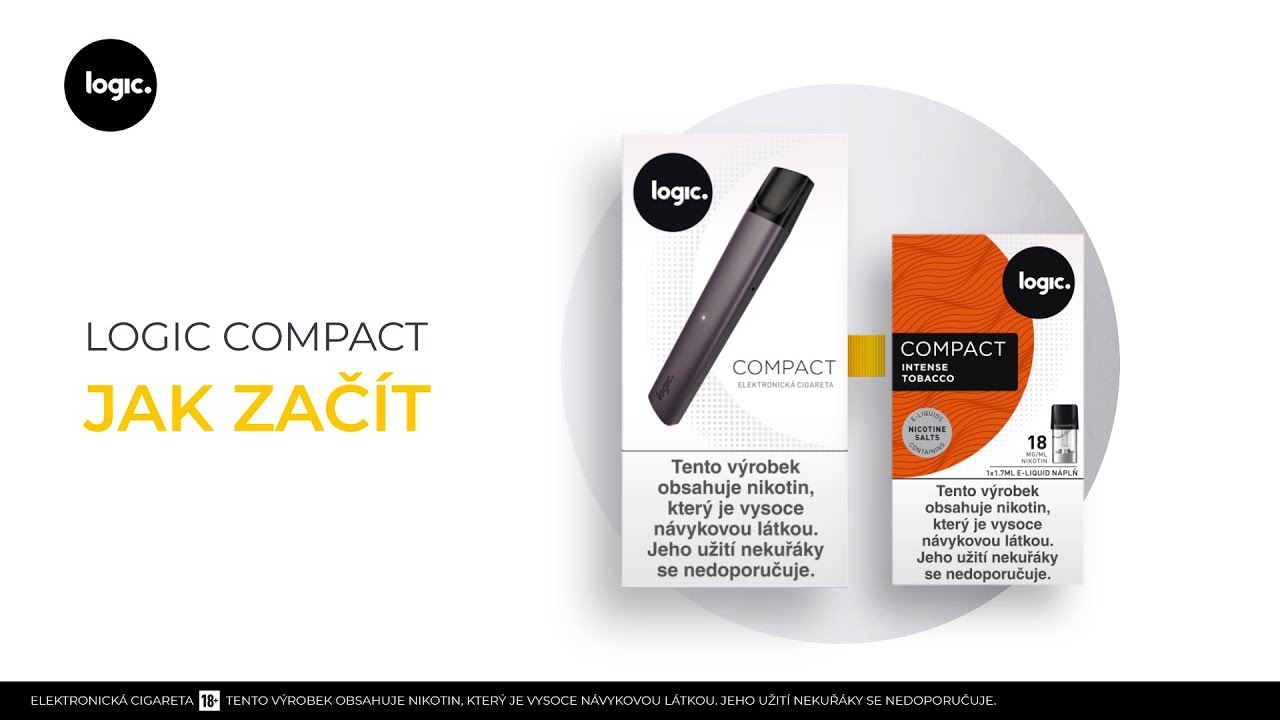 Návod k použití e-cigarety Logic Compact | Logicvapes.cz
