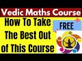 Vedic Math: Free Course by Deekshaa Edutech | How To Study To Take The Best Out of This Course