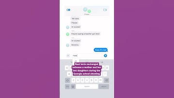 Mom texts daughters during school shooting