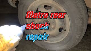 Geo Chevy Metro rear shock replacement