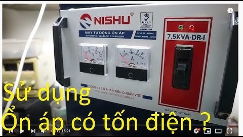 Dùng thêm ổn áp có tốn điện không?