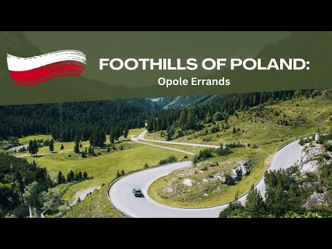 4K Dashcam Timelapse Poland | Opole Old Town Winter Lunch