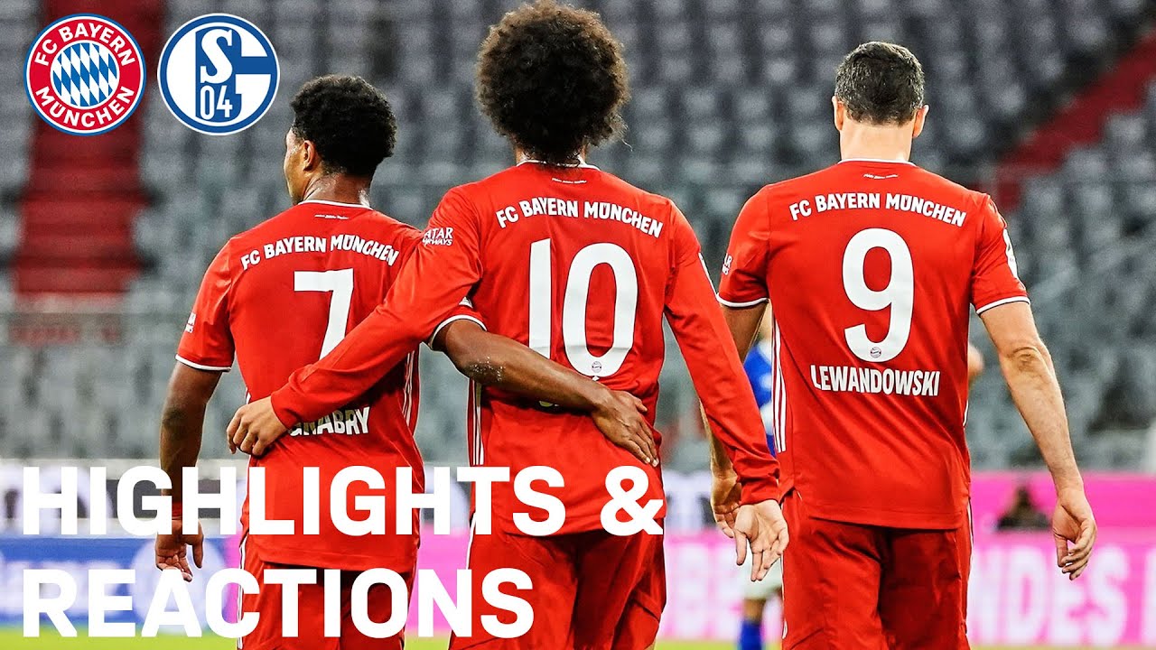 8 Goals, Sané Debut & Lewandowski Rabona | FC Bayern vs. Schalke 04 8-0 |  Highlights & Reactions - YouTube