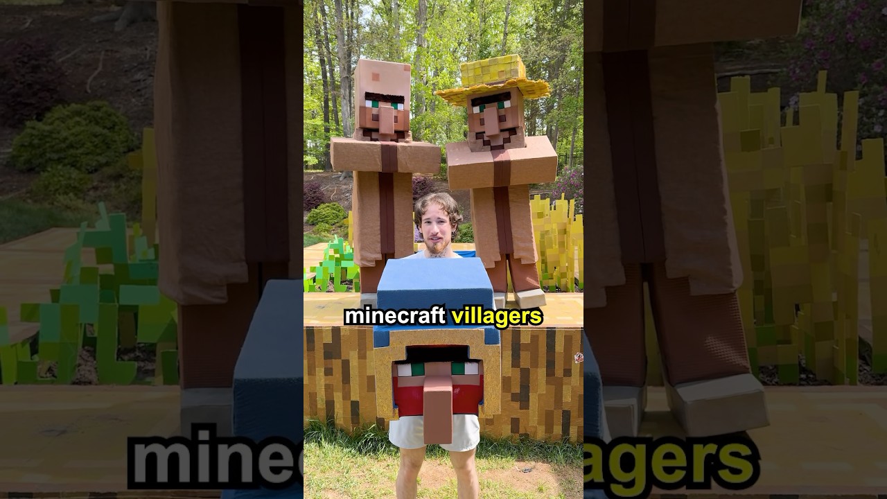I Bought Real Minecraft Villagers