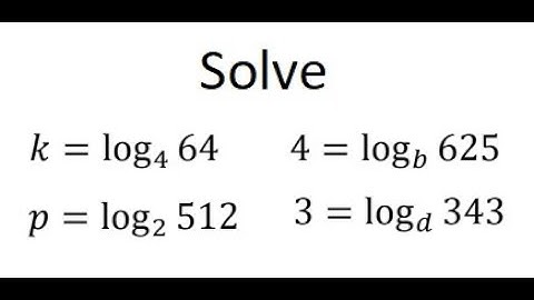 Grade 12 Advanced Functions - Solving log equations (ch 8.3)