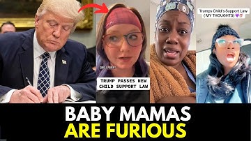 Single Moms Are Scared Of This New Child Support Law Being Passed By President Trump