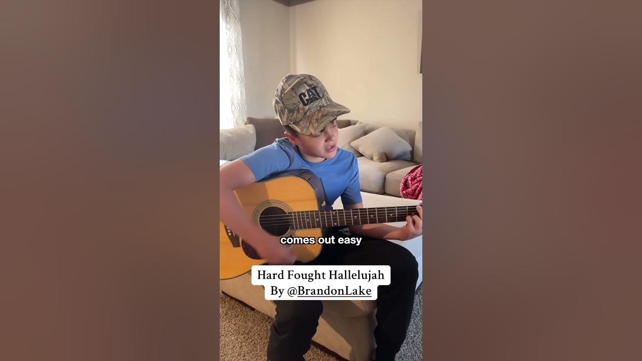 Awesome cover of 'Hard Fought Hallelujah' by Brandon Lake 🙌 tiktok: tatebutts #repost #brandonlake