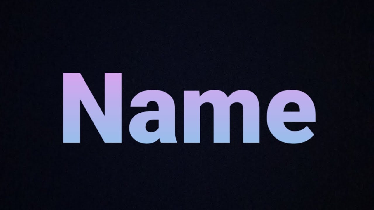 Ame Name How Name become ame - YouTube