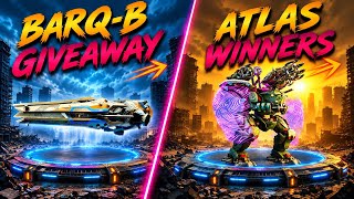 Giveaway 7 x  BARQ-B titan weapons + ATLAS Winners announcement | War Robots [WR]