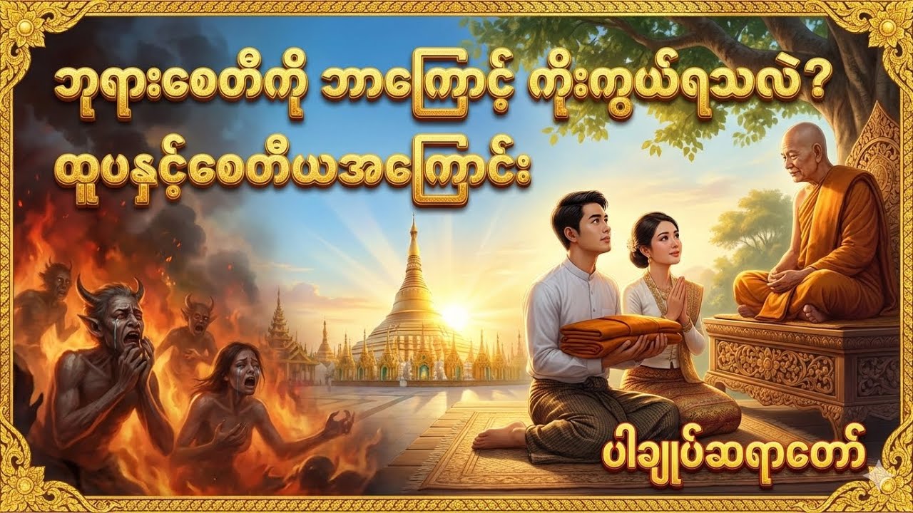 ဘာကြောင့် စေတီကိုးကွယ်ရတာလဲ? လူတိုင်းမသိသေးတဲ့ အကျိုးတရား-ပါချုပ်ဆရာတော်