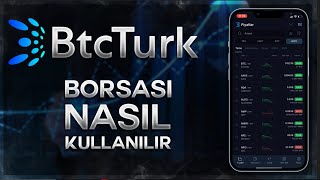 BtcTurk Pro mobil kullanımı.