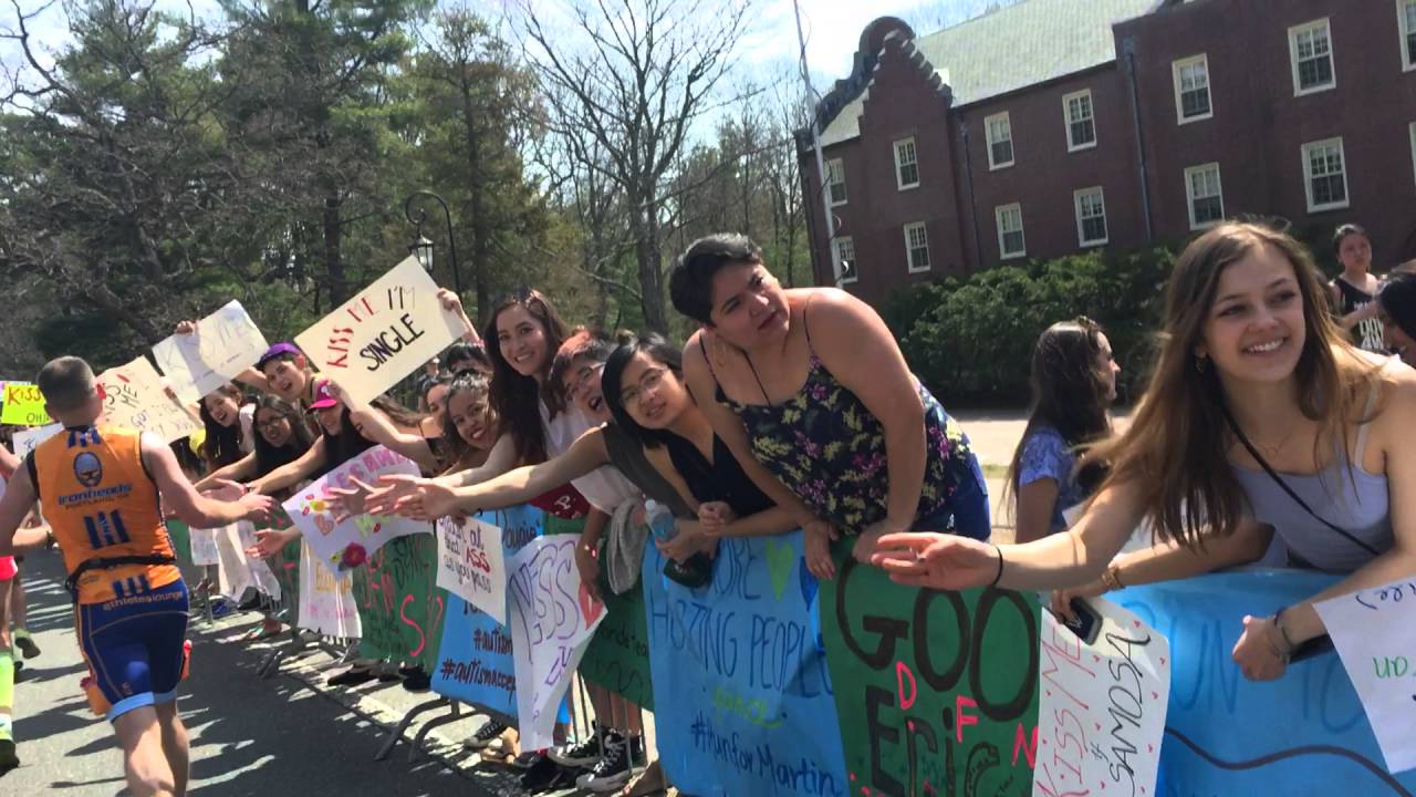 Boston Marathon 2016 - The Scream Tunnel