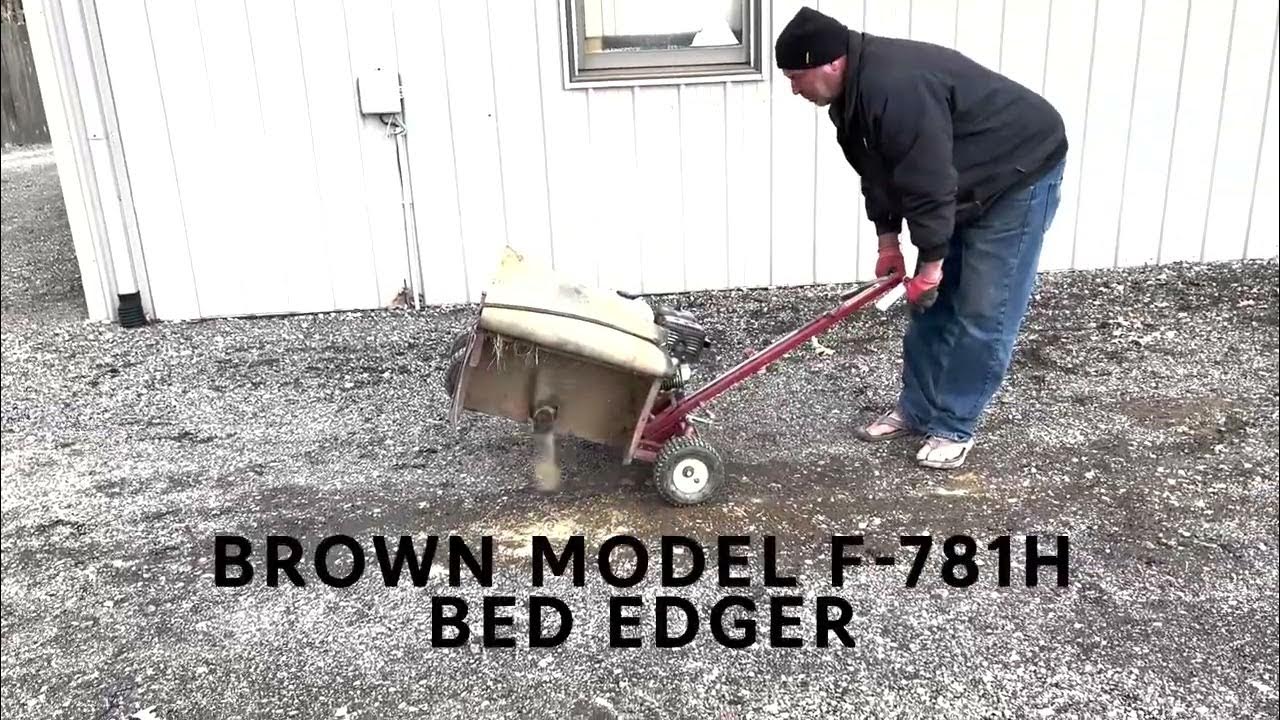 Brown Model F 781H Bed Edger YouTube