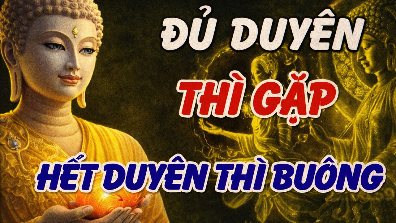 Phật Dạy : Đủ Duyên Thì Gặp - Hết Duyên Thì Buông Nghe Lời Phật Dạy Khiến Lòng Nhẹ Hẳn|TÂM AN