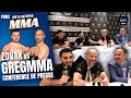 Gregmma vs antonio zovak la conference de presse  hexagone mma 17 