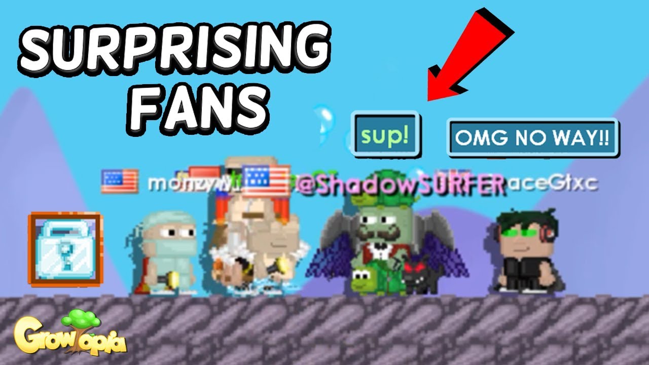 @ShadowSurfer Surprises Fans in Growtopia!!