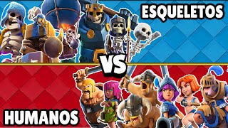HUMANS vs SKELETONS | WHICH IS BETTER? | CLASH ROYALE OLYMPICS