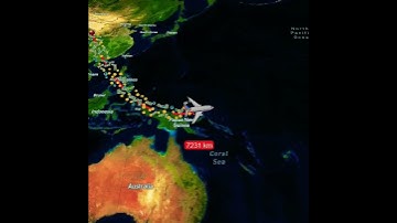 China To United States Flight ✈️ distance ✈️