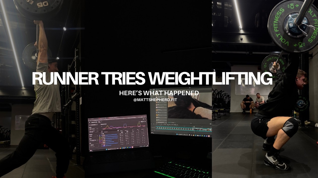 Runner tries Olympic Weightlifting | 9-5 Accounting, Learning snatch and C&J, Tempo run.